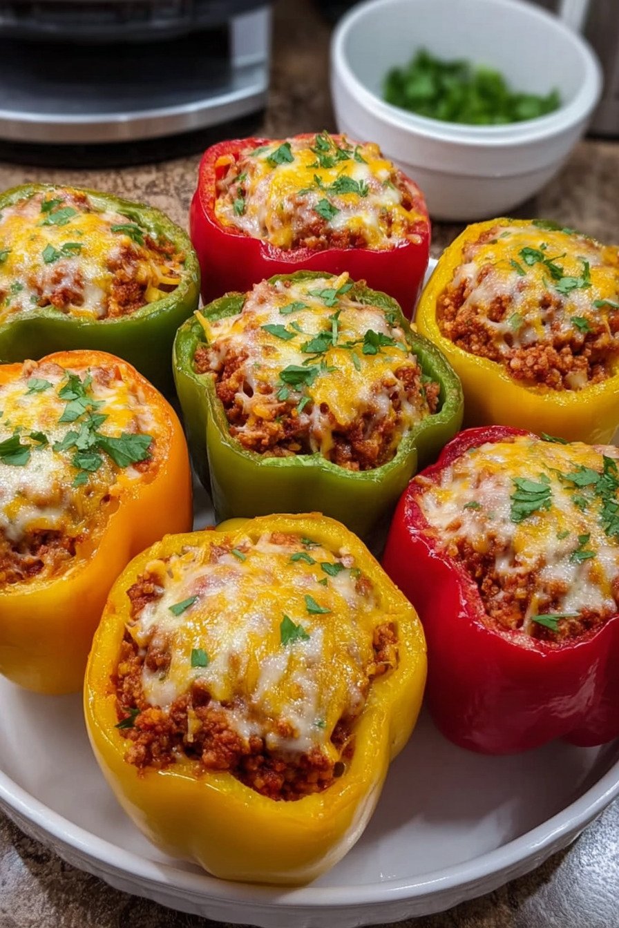 High-Protein Easy Stuffed Bell Peppers for a Hearty Healthy Dinner extra recipe photo
