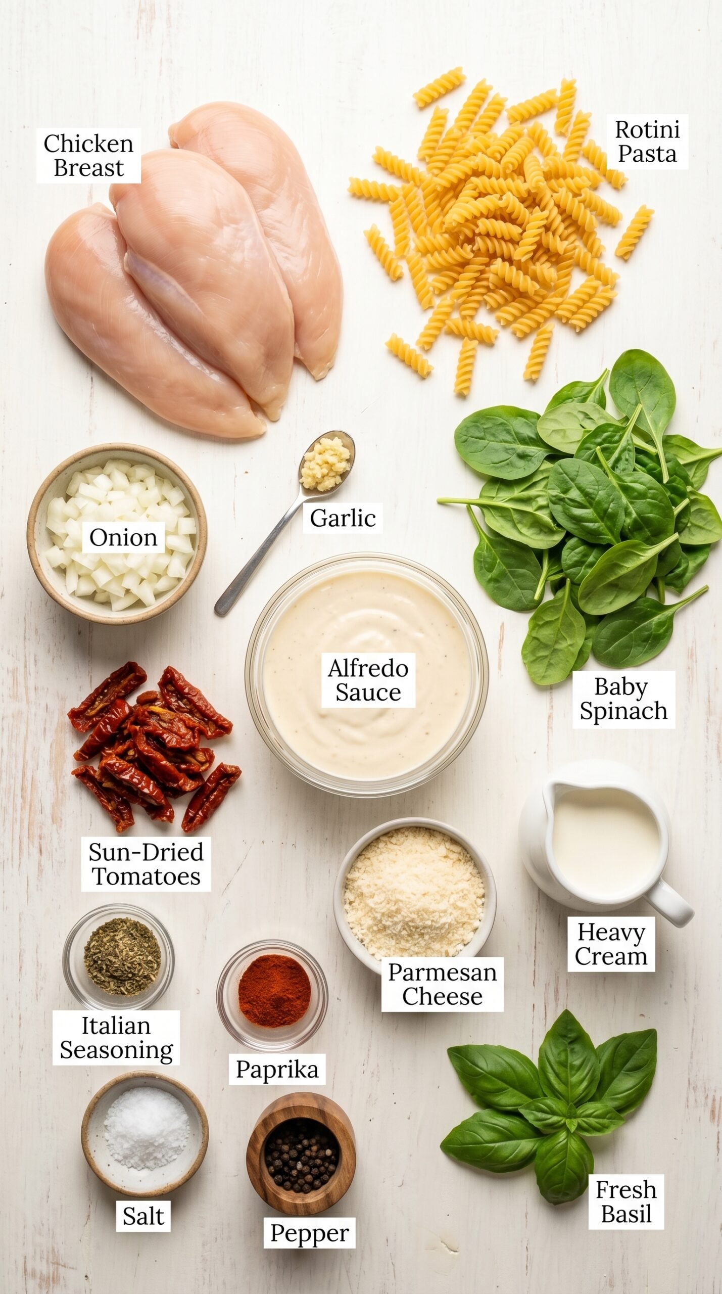 Crockpot Marry Me Chicken Pasta Recipe recipe ingredients