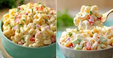 Greek Yogurt Macaroni Salad for Healthy Macaroni Salad Prep recipe photo