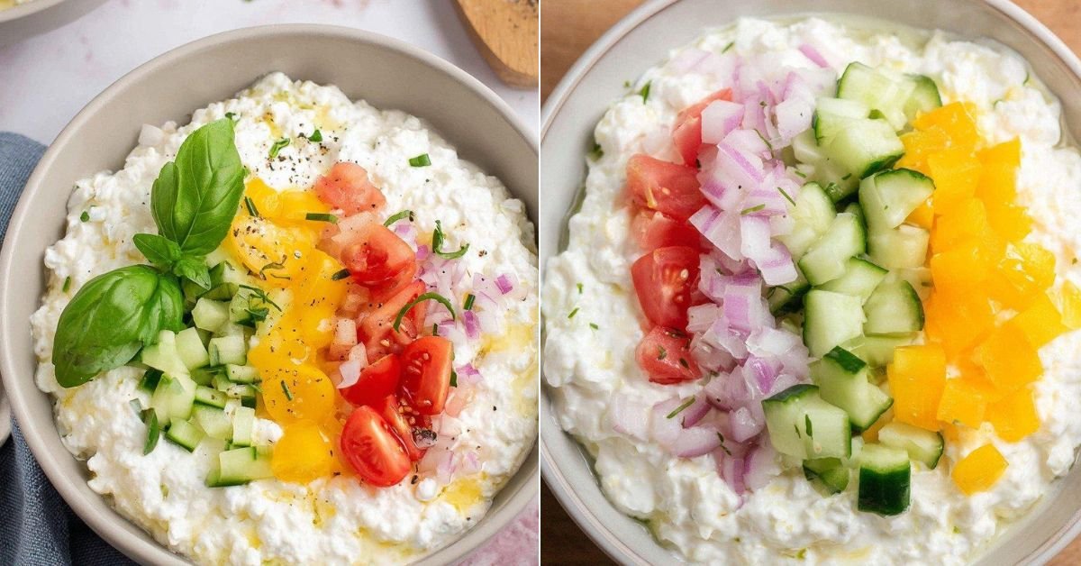 Savory Cottage Cheese Bowl recipe photo