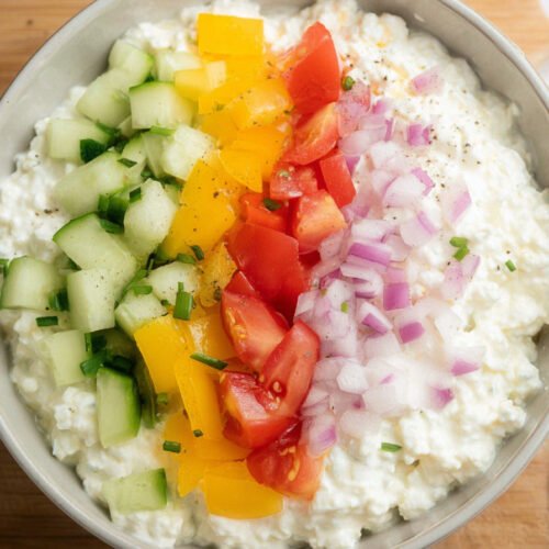 Savory Cottage Cheese Bowl extra recipe photo