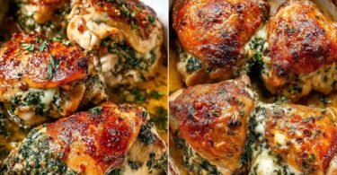 Stuffed Chicken Thighs – Juicy Dish recipe photo