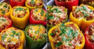 High-Protein Easy Stuffed Bell Peppers for a Hearty Healthy Dinner recipe photo