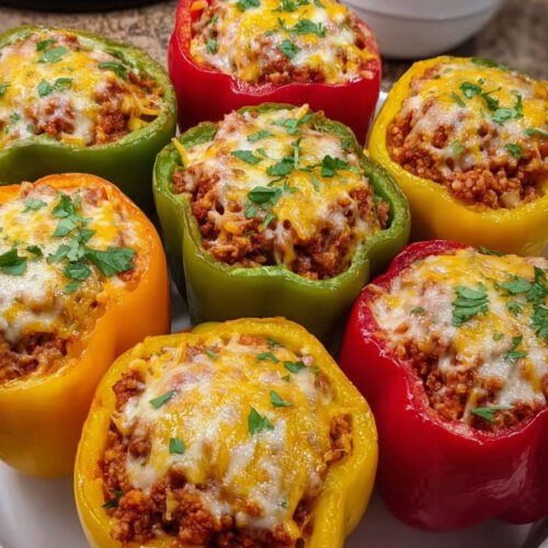 High-Protein Easy Stuffed Bell Peppers for a Hearty Healthy Dinner extra recipe photo