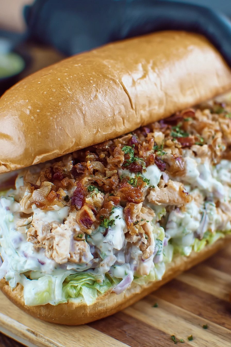 Chopped Chicken Bacon Ranch Sandwich recipe tips