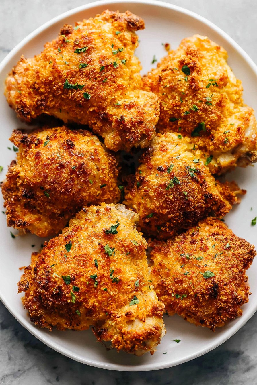 Crispy Baked Chicken Thighs Recipe recipe tips