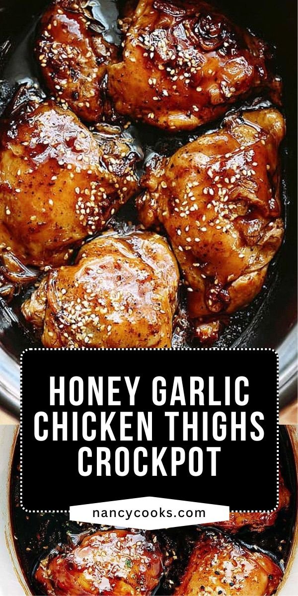 Crockpot Honey Garlic Chicken Recipe save this recipe
