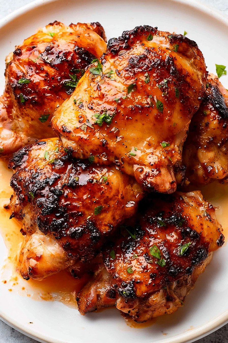 Blackstone Chicken Thighs With Garlic Butter Soy Glaze extra recipe photo