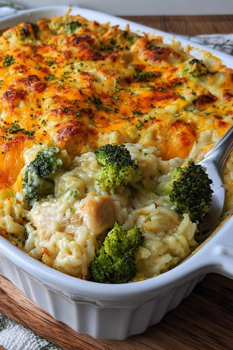 Cheesy Chicken Broccoli Rice Casserole recipe tips
