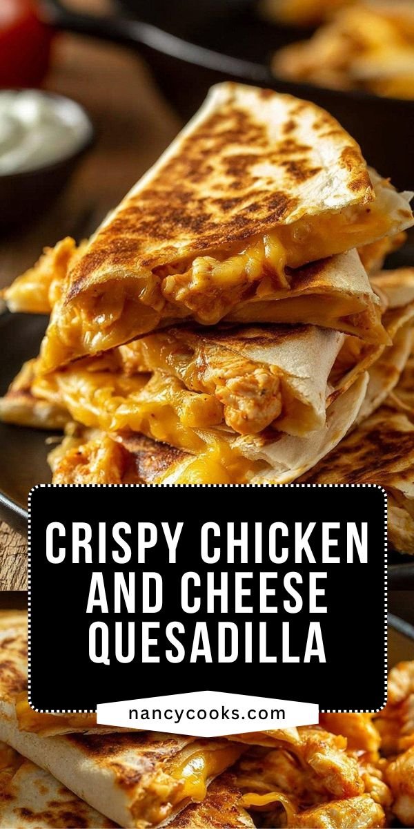 Chicken and Cheese Quesadilla That Never Stays on the Plate save this recipe
