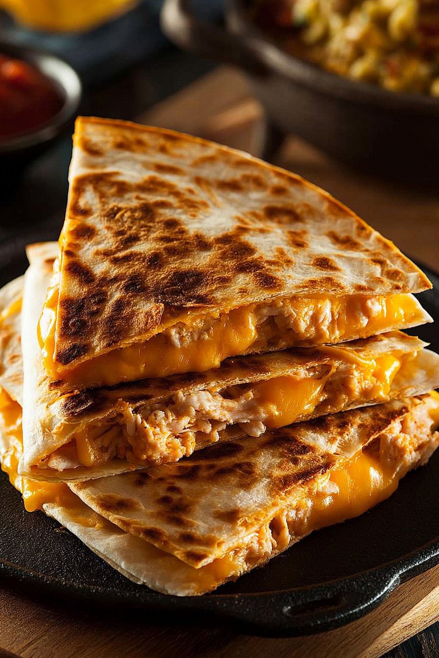 Chicken and Cheese Quesadilla That Never Stays on the Plate extra recipe photo