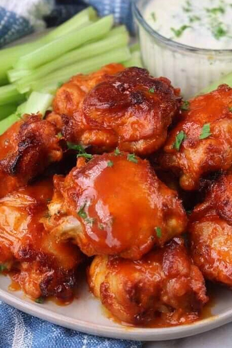 Buffalo Chicken Thighs for Oven or Air Fryer extra recipe photo