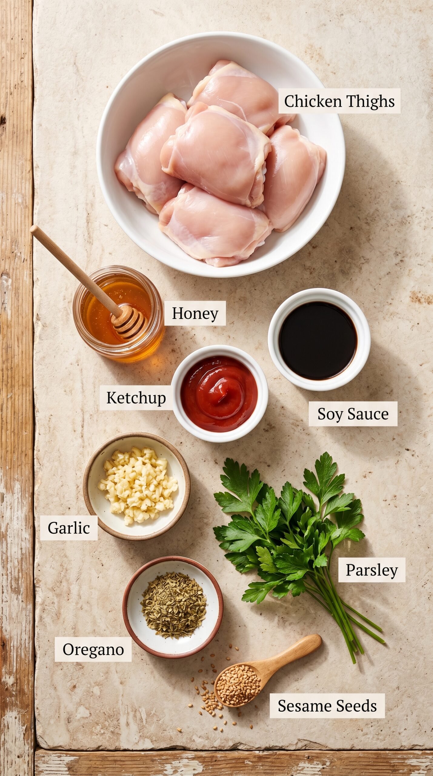 Crockpot Honey Garlic Chicken Recipe recipe ingredients