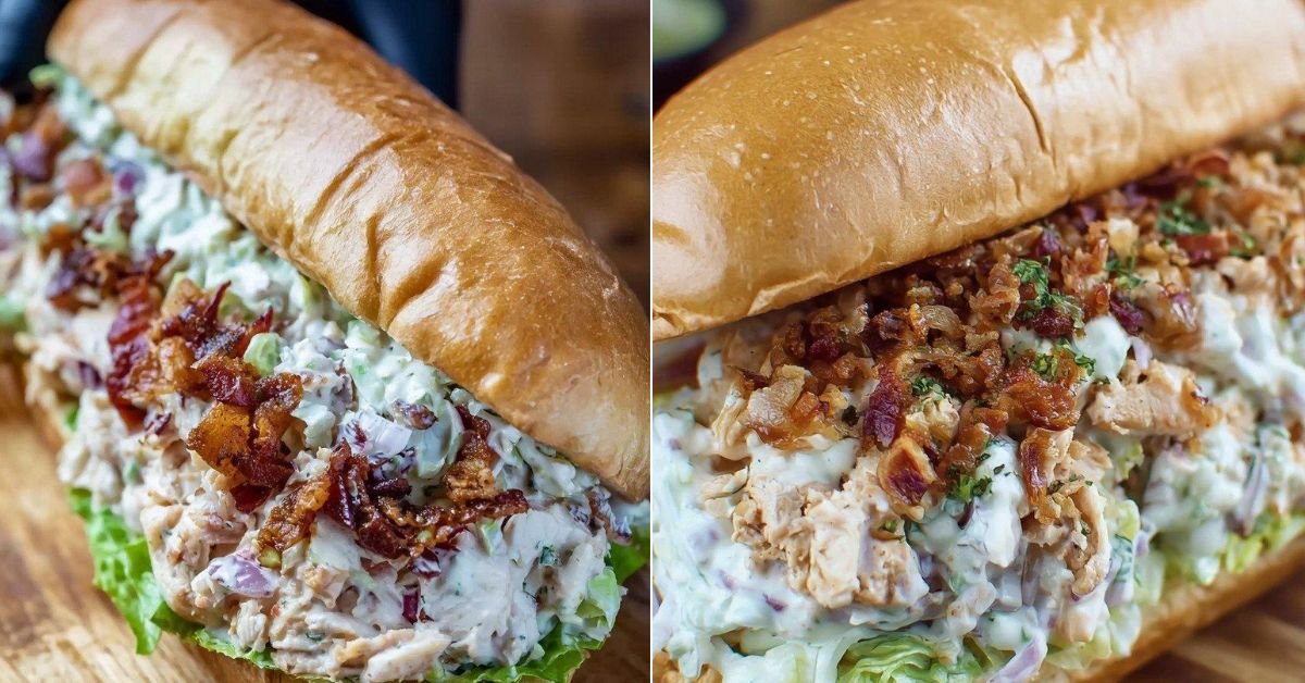 Chopped Chicken Bacon Ranch Sandwich recipe photo