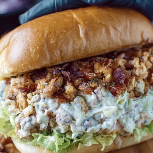 Chopped Chicken Bacon Ranch Sandwich extra recipe photo
