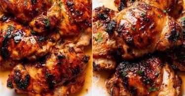 Blackstone Chicken Thighs With Garlic Butter Soy Glaze recipe photo