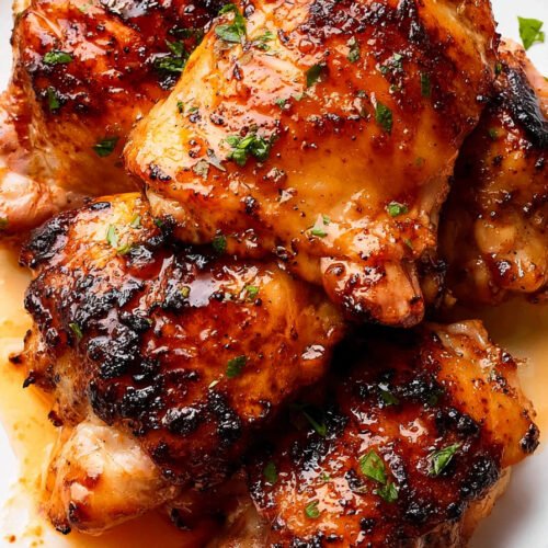 Blackstone Chicken Thighs With Garlic Butter Soy Glaze extra recipe photo