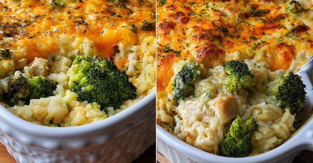 Cheesy Chicken Broccoli Rice Casserole recipe photo