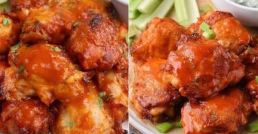 Buffalo Chicken Thighs for Oven or Air Fryer recipe photo